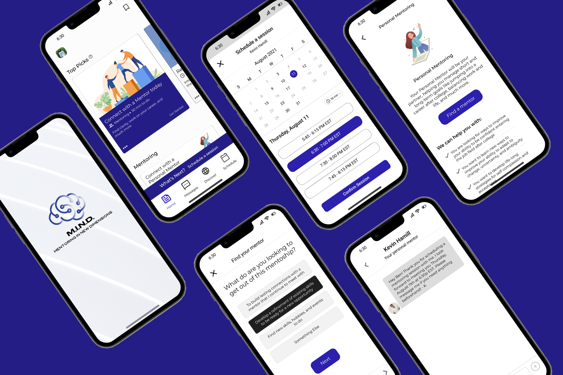 MIND Mentoring App — Personal project 