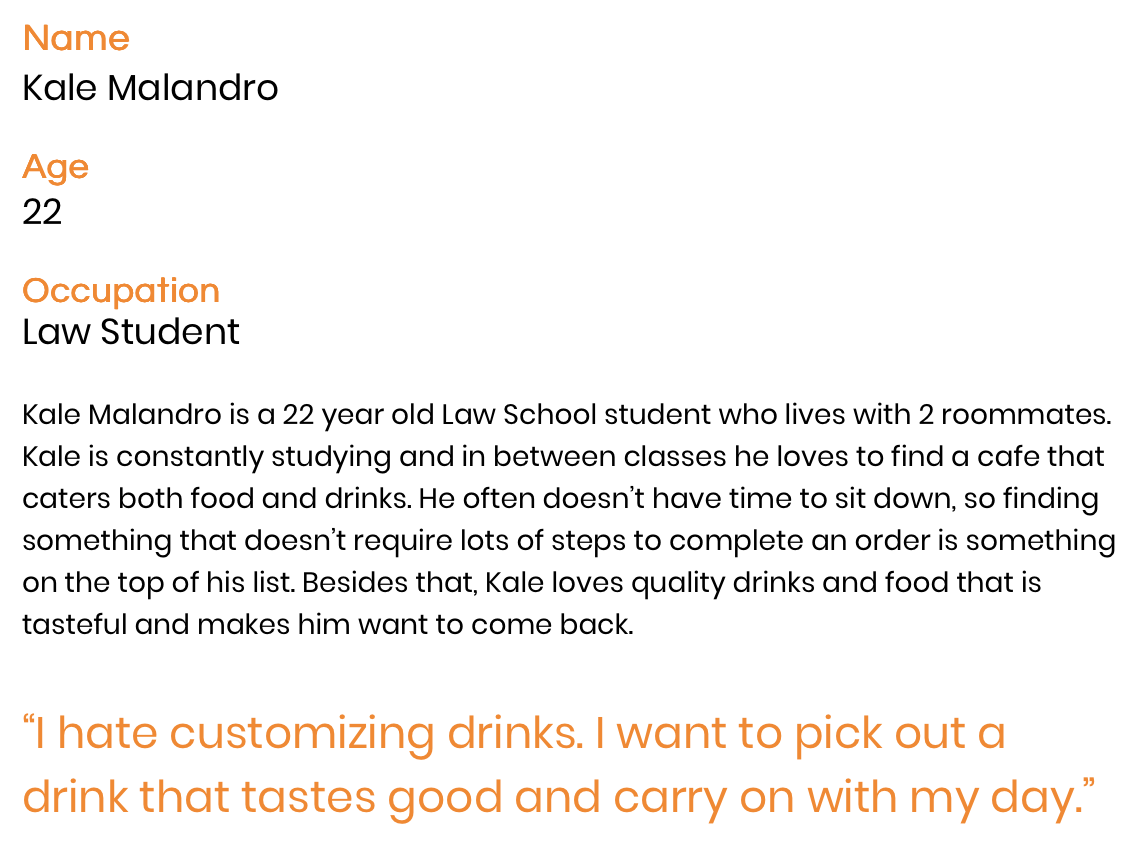 Kale Malandro persona details