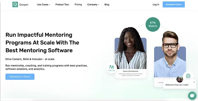 Qooper competitor website screenshot